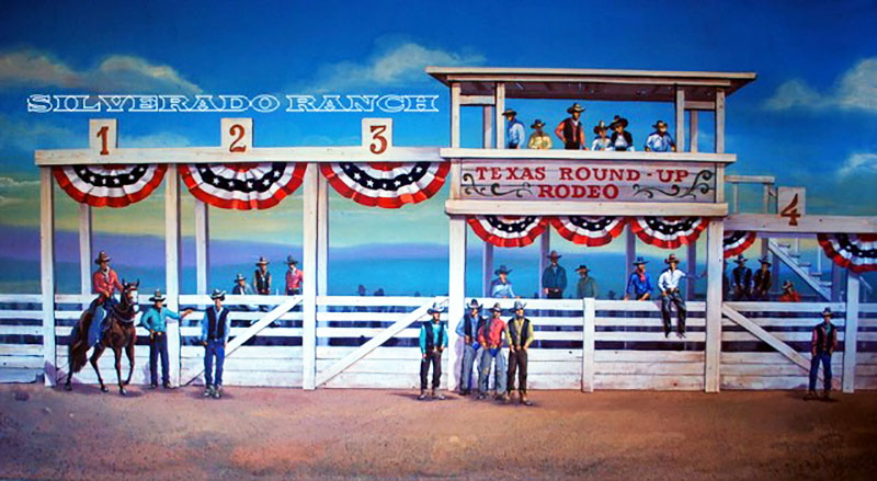 Western Backdrop Indoor Only